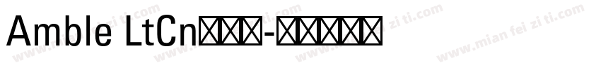 Amble LtCn手机版字体转换